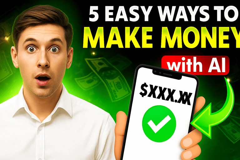 5 Easy Ways to Make Money with AI