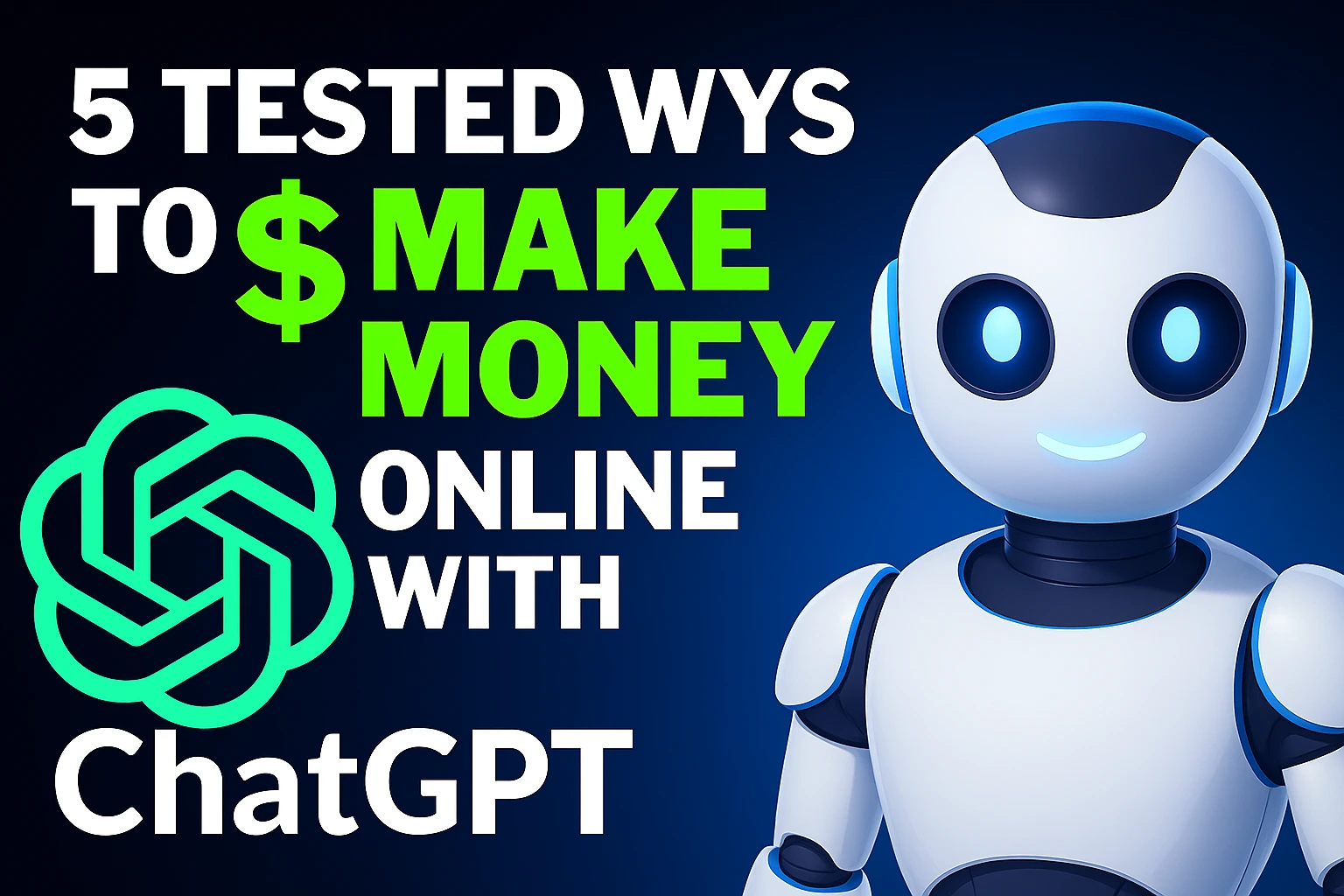 5 Tested Ways to Make Money Online with ChatGPT